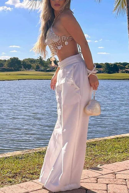 Sexy Sequin Beaded Vest Body Chain