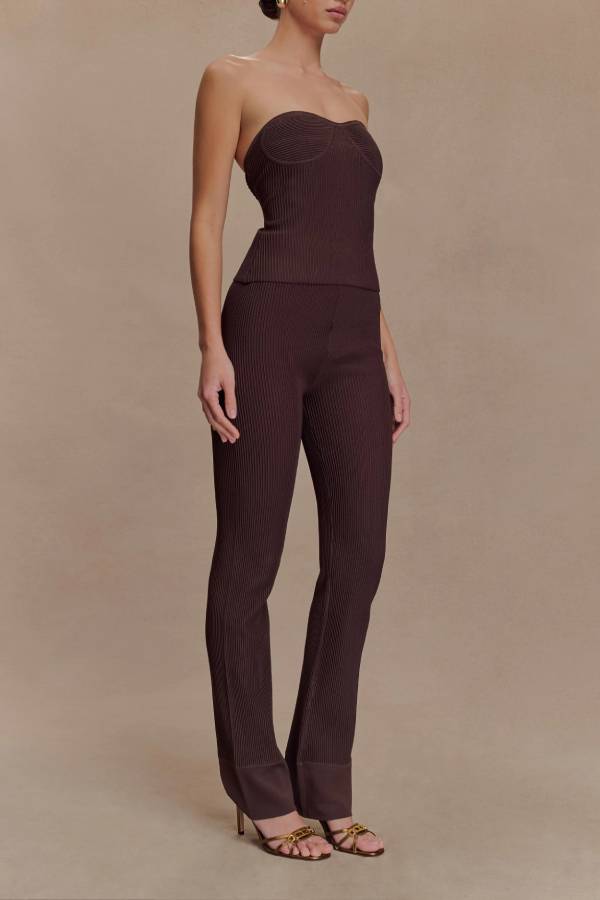 Strapless Cupped Knit Top