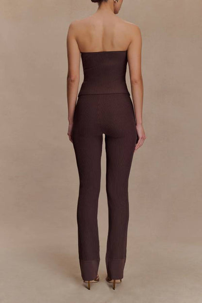 Strapless Cupped Knit Top