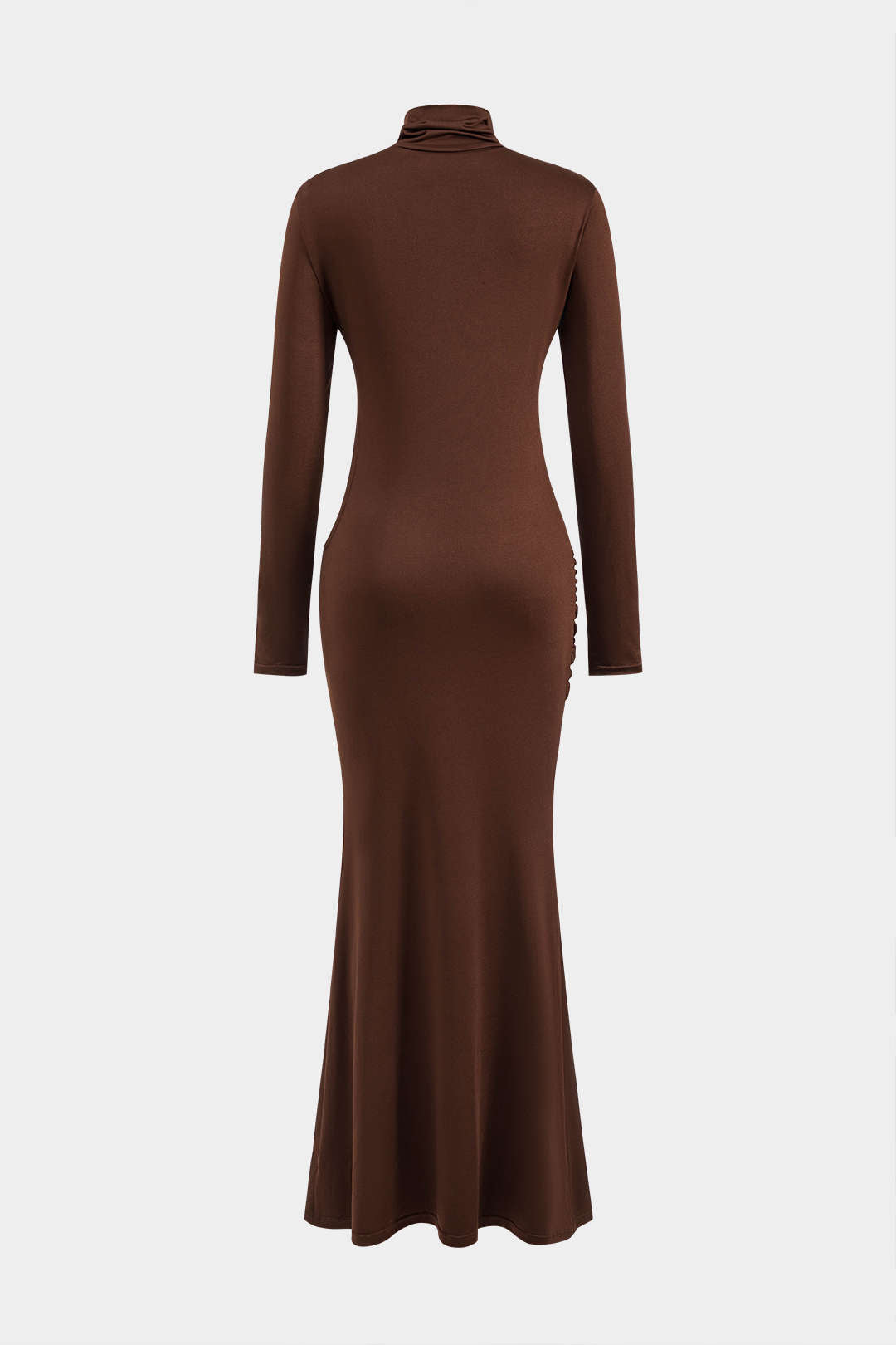 Floral Slit Long Sleeve Maxi Dress