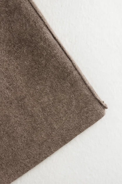 Asymmetric Draped Wool Coat | Scarf Collar Design