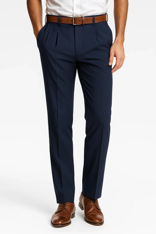 Men's Straight-Leg Trousers | Broadcloth | Maison Collection