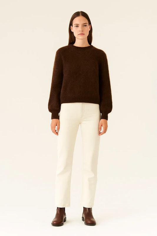 Wool Blend Crewneck Jumper | Soft Knit | Relaxed Fit