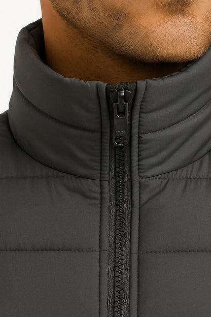 Maison Lightweight Puffer Jacket | Stand Collar | Quilted Polyester