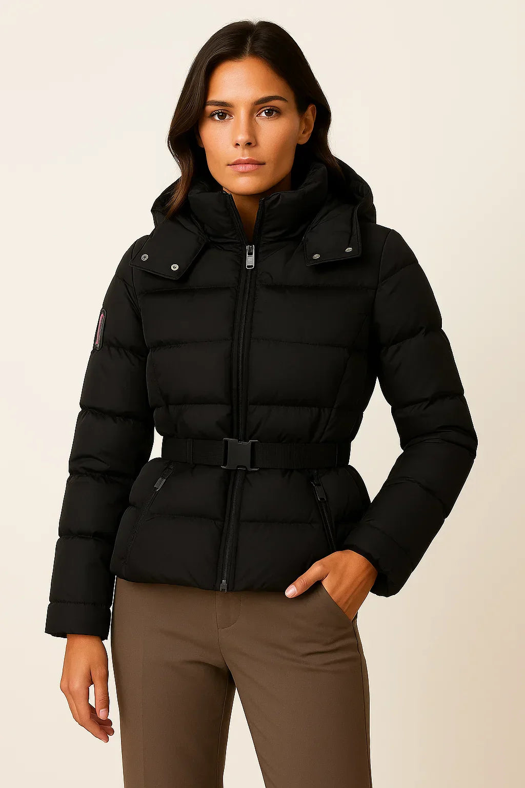 Maison Belted Puffer Jacket | Water-Resistant | Winter Insulated
