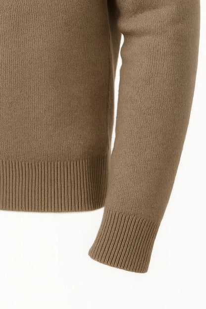 Men's Hooded Cardigan | Merino Wool Knit Zip Jacket