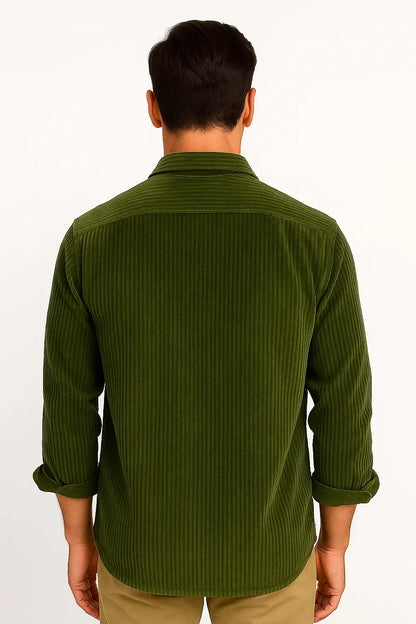Men's Corduroy Overshirt | Button-Up Design | Relaxed Fit