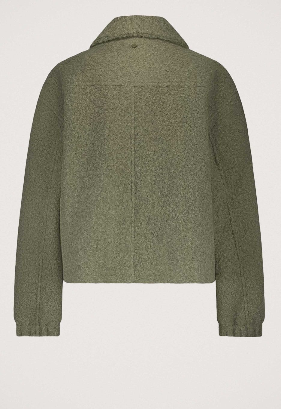 Cropped Textured Jacket | Zip Front | Utility Pockets | Modern Urban Style