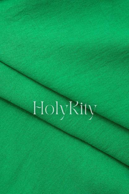 Knot Hem Long Sleeve Shirt