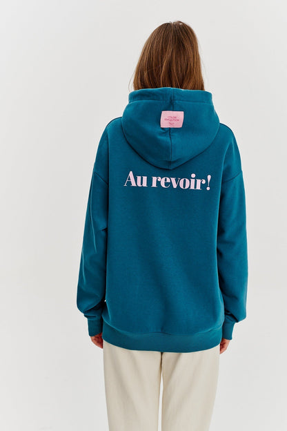 Maison “Salut!” Hoodie | Oversized Fit | Contrast Print