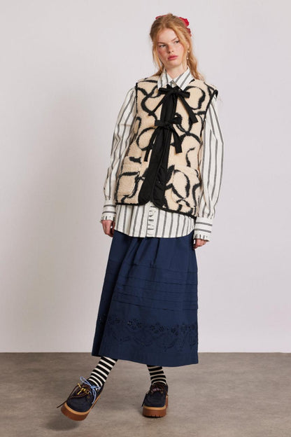 Cream Marta Borg Gilet