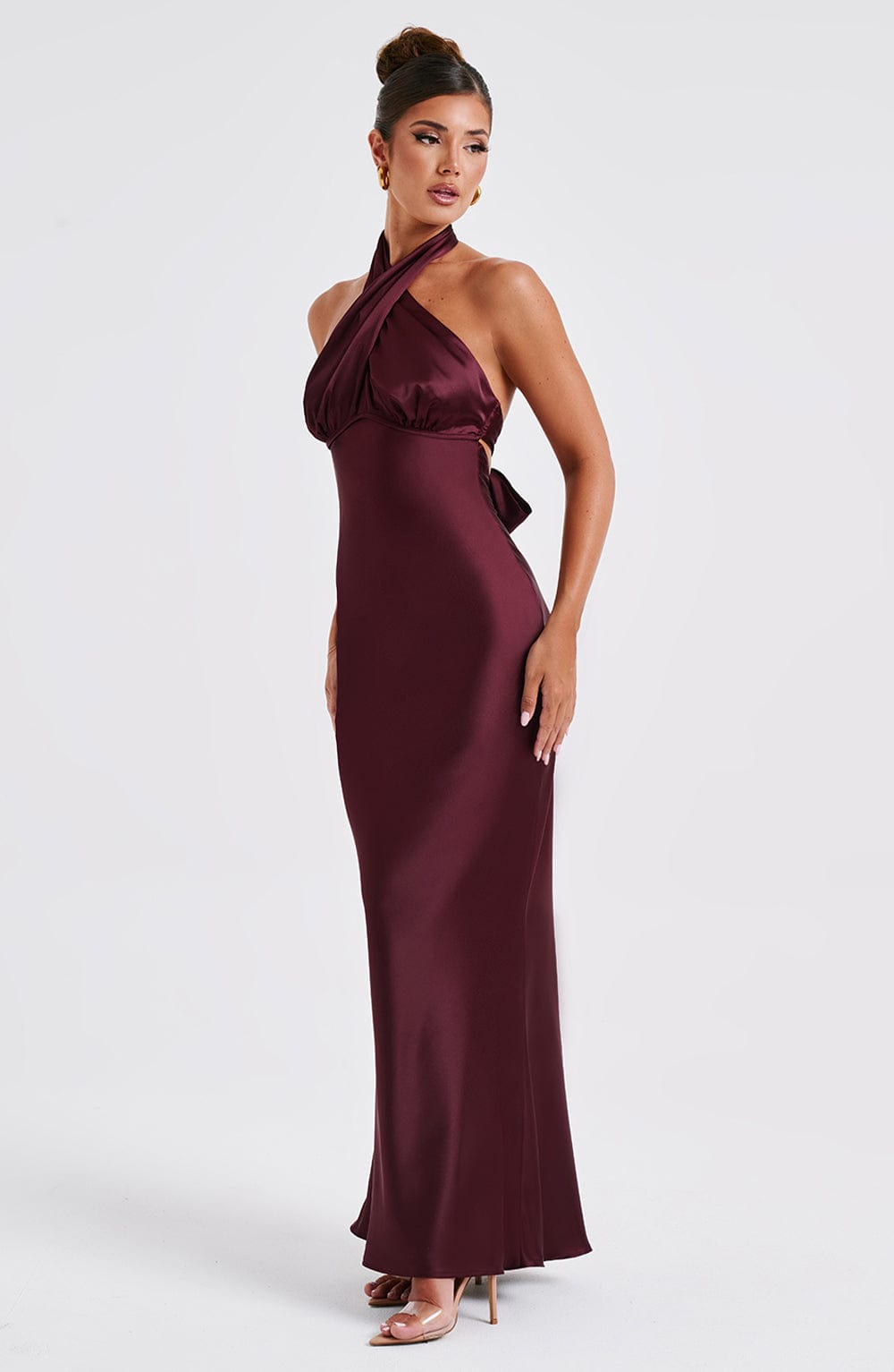 Halter Backless Maxi Dress