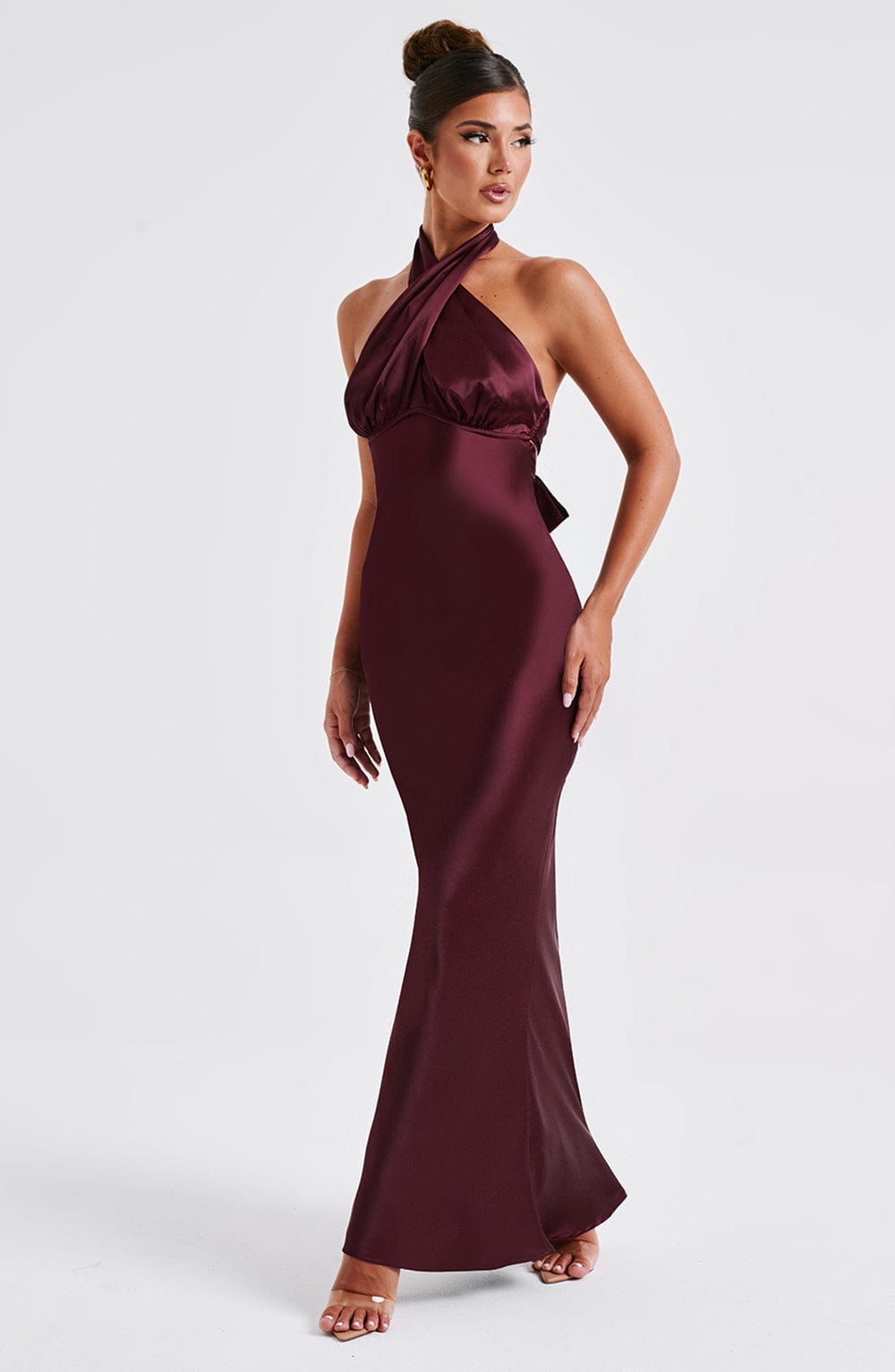 Halter Backless Maxi Dress