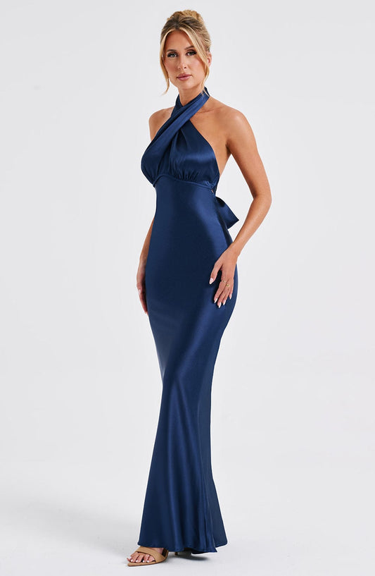 Halter Backless Maxi Dress