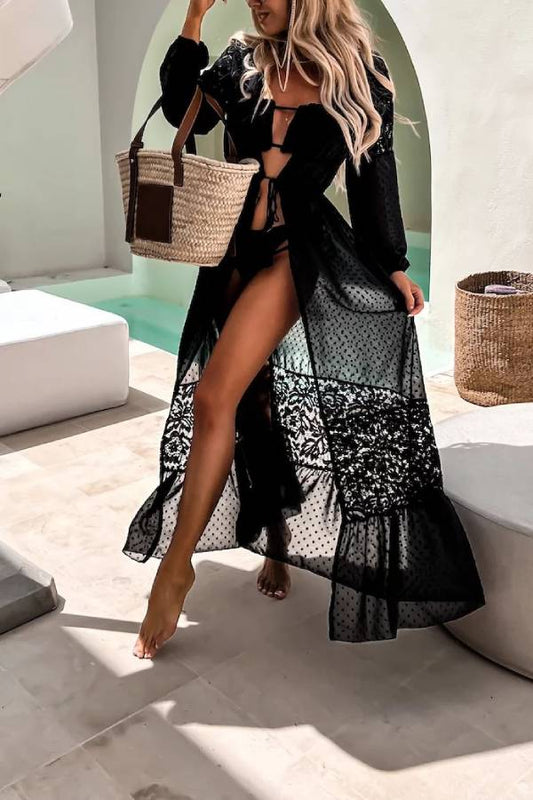 Wear a sunscreen long cardigan