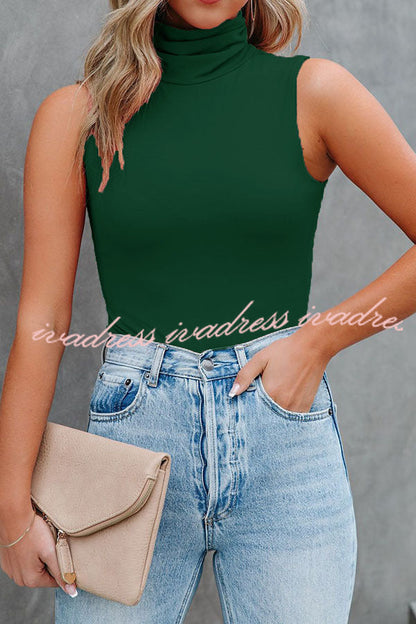 Top de cuello alto sin costuras Dressed To The Nines 