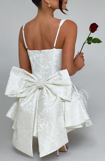 Jacquard Corset Mini Dress