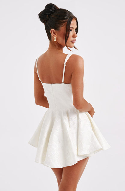 Jacquard Corset Mini Dress