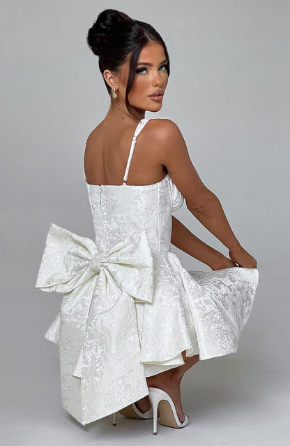 Jacquard Corset Mini Dress