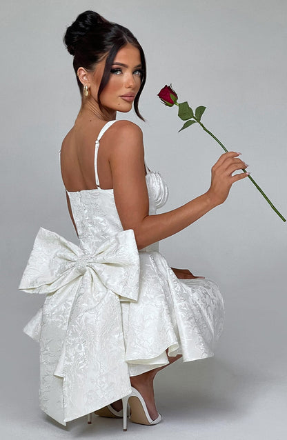 Jacquard Corset Mini Dress