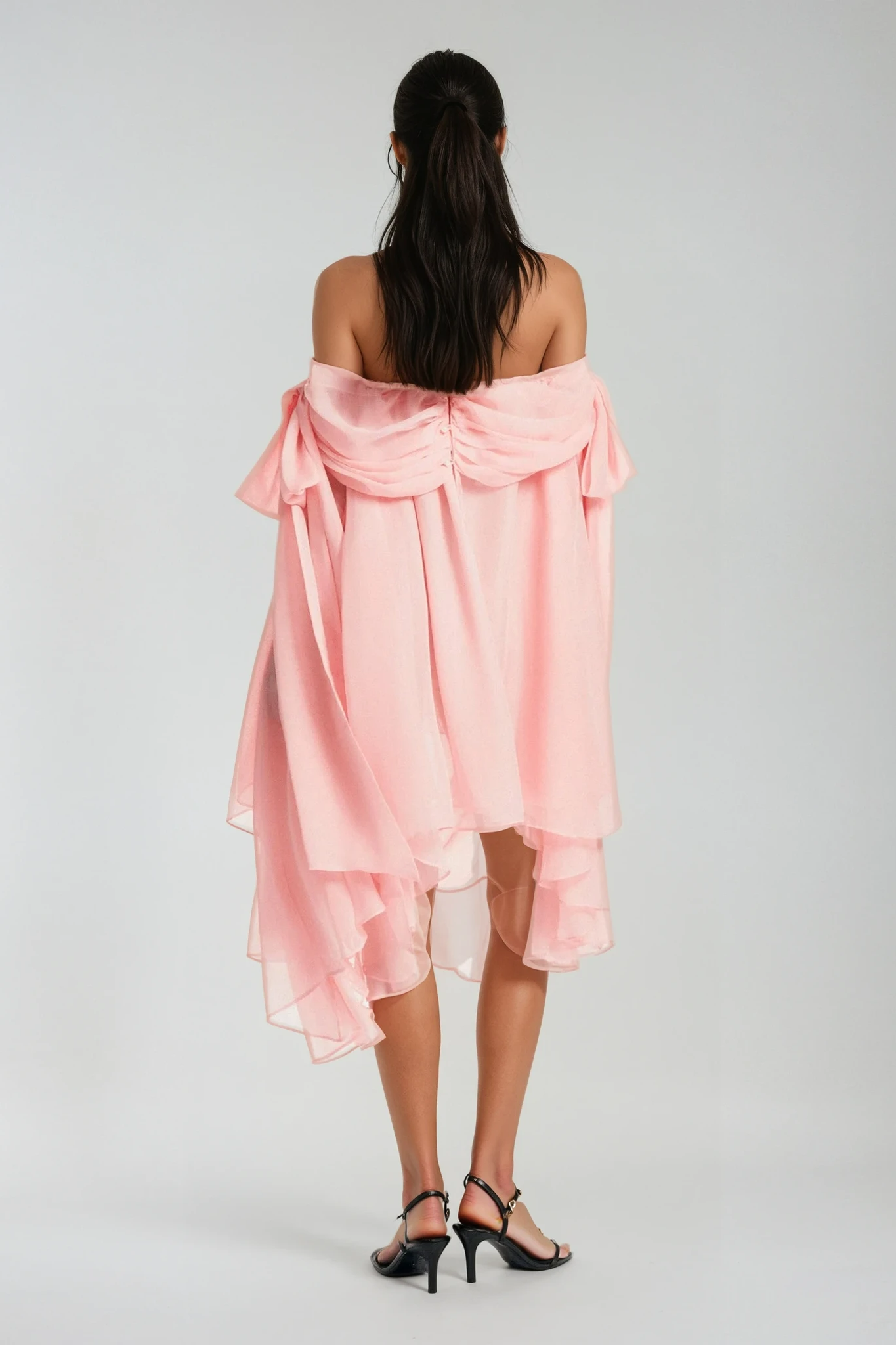 Bejama Off Shoulder Mini Dress & Shorts Set