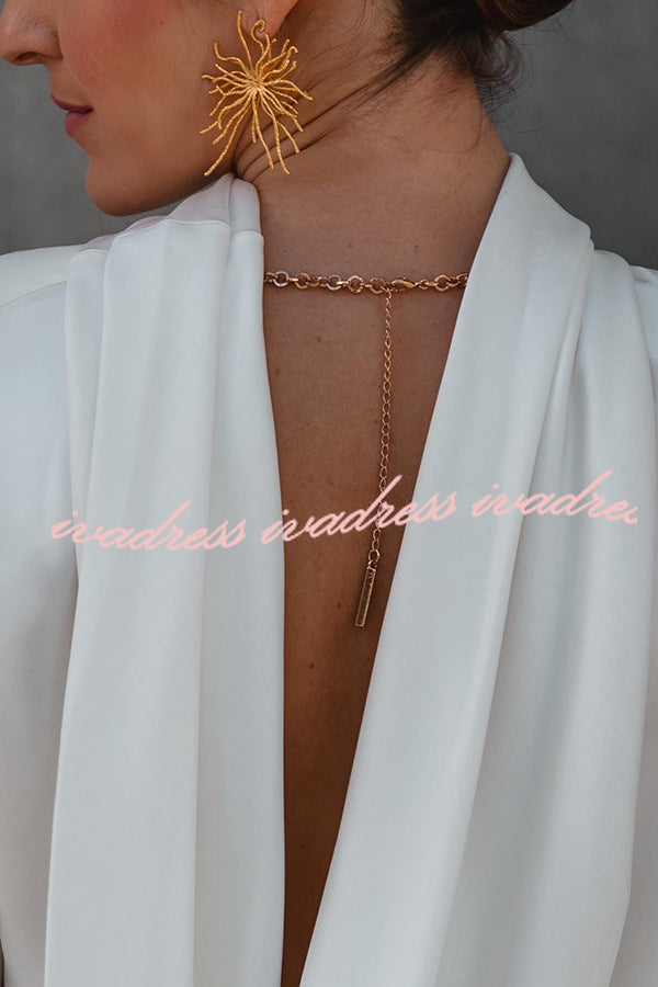 Diva Sequin High Rise Elastic Waist Flare Pants