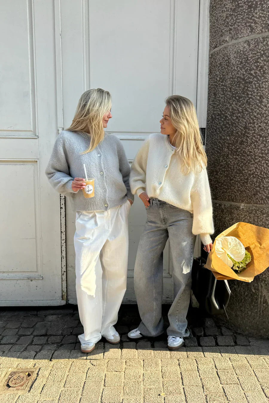 Knitted Vest - White