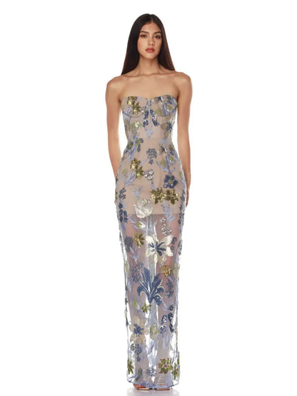 Sequin Flower Fairy Dress