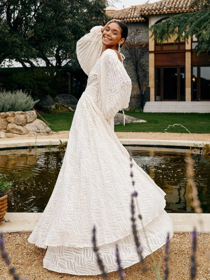 Allegory Elsa Cream Maxi Dress