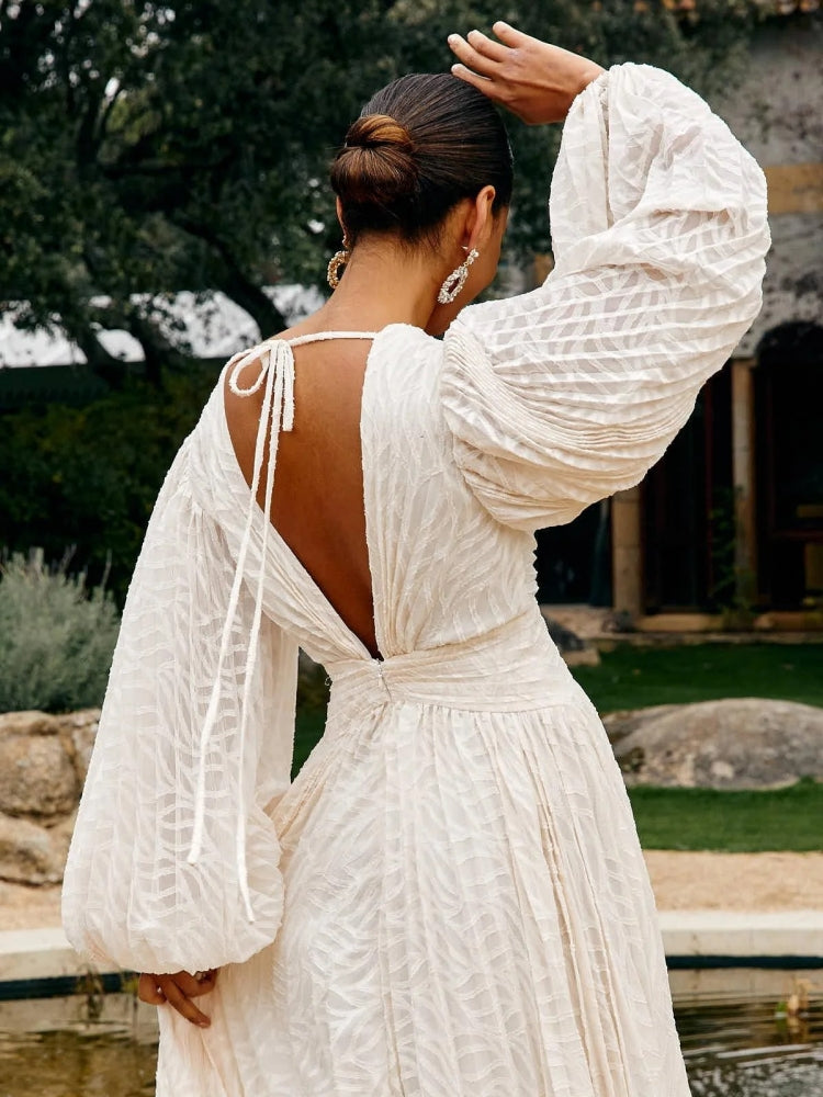 Allegory Elsa Cream Maxi Dress