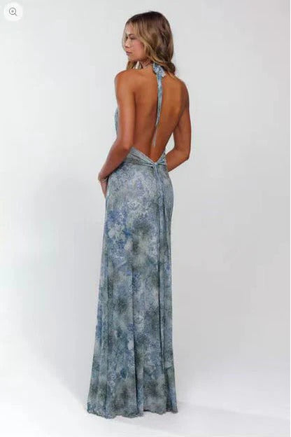 Camoni Polka Dot Diary Maxi Dress