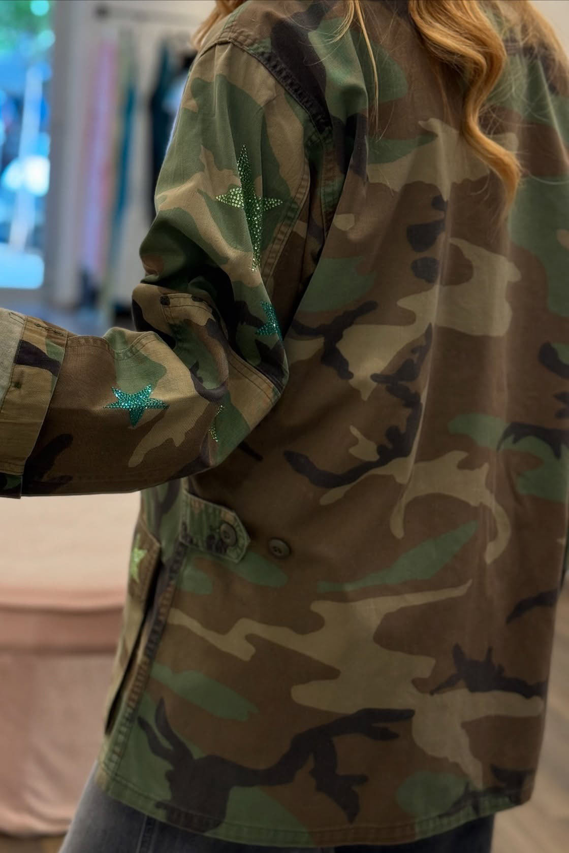 Rebel Star Camo Denim Shirt