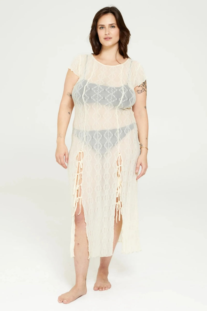 Goth Fairycore Midi Dress for Women