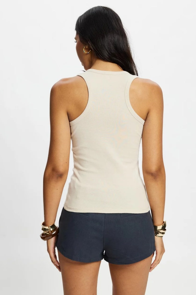 Eyelet Rivet Vest Top