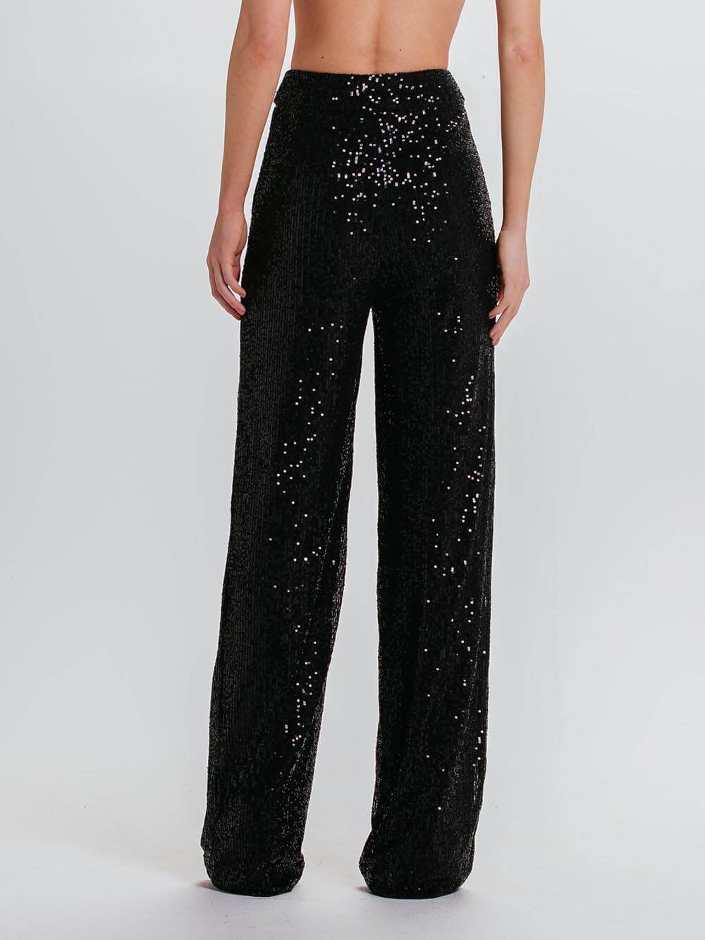 Classic Fashion Sequin High Waist Pocket Pants