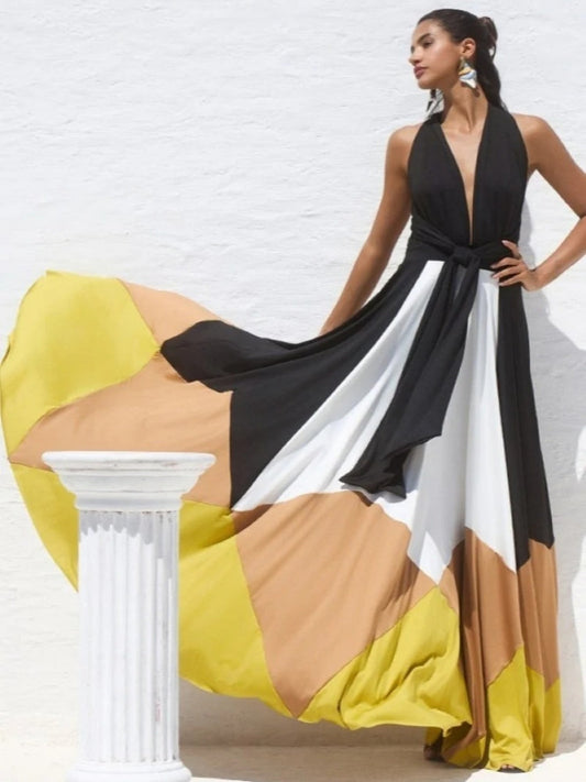 Polymorphic Maxi Dress