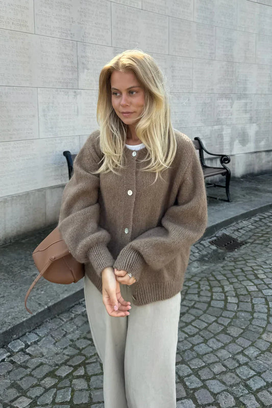 Knitted Vest - Brownie