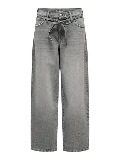 Wide-Leg Grey Jeans | High Waist | Modern Streetwear Denim