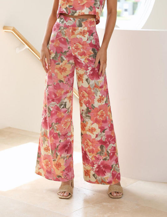 Tillie Wide Leg Pants _ Alannah Print