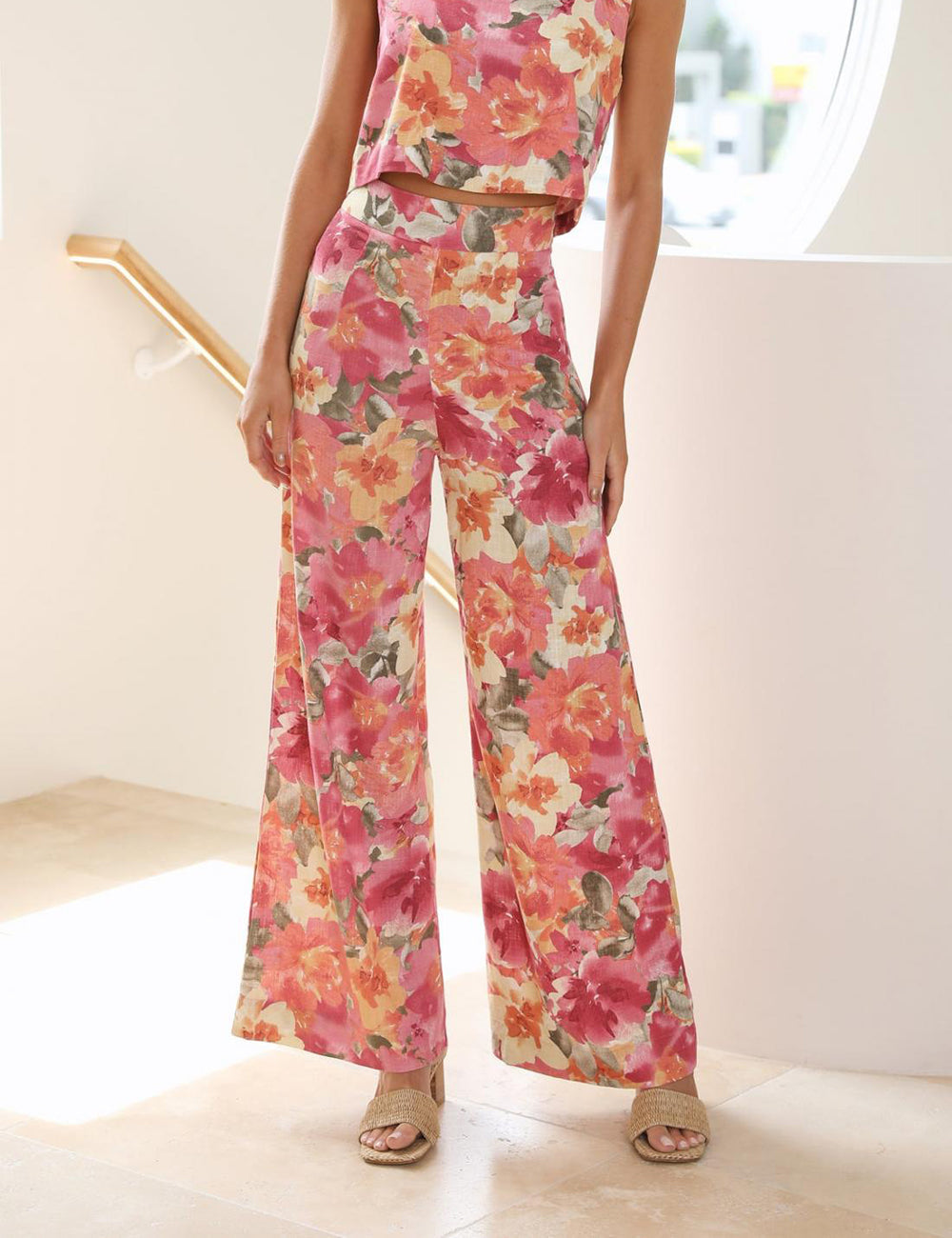 Tillie Wide Leg Pants _ Alannah Print