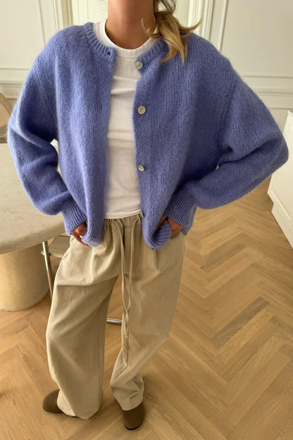 Knitted Vest - Violet