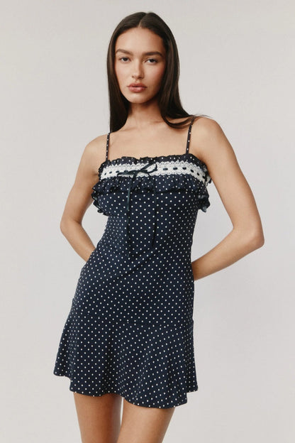 Zoe Polka Dots Mini Dress